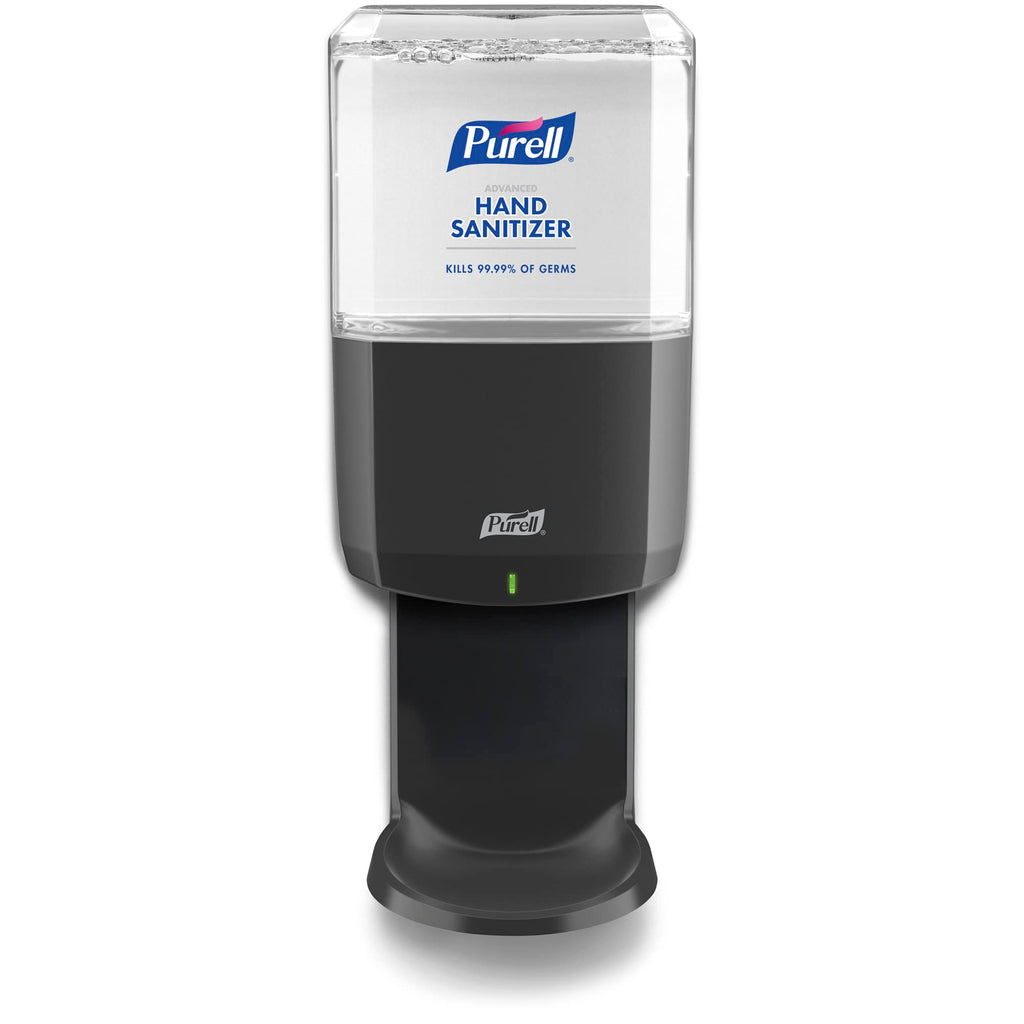 PURELL Advanced Hand Sanitizer Foam ES6 Starter Kit, 1-1200 mL Fragrance Free Sanitizer Foam Refill + 1 ES6 Graphite Automatic Sanitizer Dispenser (Pack of 1) - 6453-1G