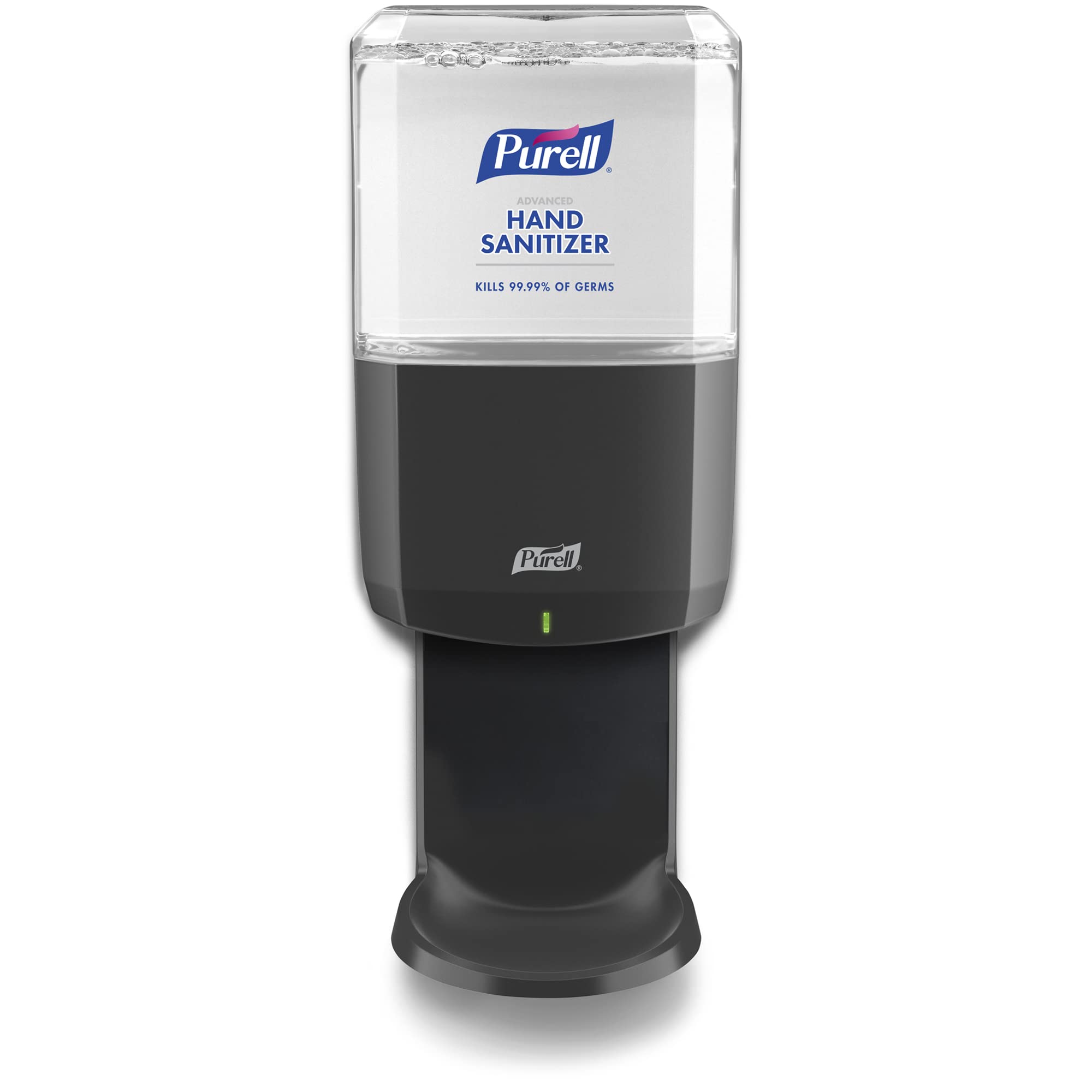 PURELL Advanced Hand Sanitizer Foam ES6 Starter Kit, 1-1200 mL Fragrance Free Sanitizer Foam Refill + 1 ES6 Graphite Automatic Sanitizer Dispenser (Pack of 1) - 6453-1G