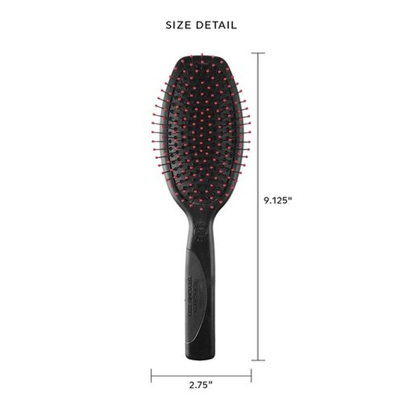 Cricket Static Free Cushion Styling Hair Brush - Smoothing & Detangling for Thick, Curly Hair