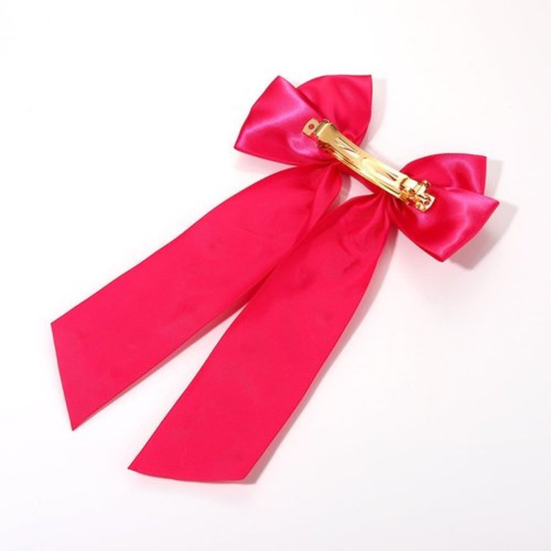 Birthday Hair Bows for Women Crown Birthday Girl Hair Bow Clips Crystal Pearl Star Jeweled Big Hair Bows Pink Bow Satin Hair Ribbons Accessories Gifts Party Favors (Pattern B1)