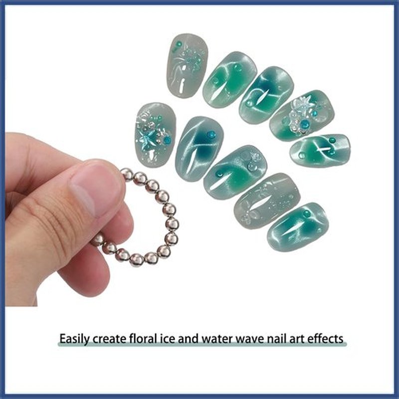 26pcs Cat Eye Nail Magnet Set, 3-in-1 Magnetic Nail Polish Tool Multifunctional Fingernail Design Magnet for Cateye Gel Polish Strong Suction for Art DIY Decoration Salon Home Studio
