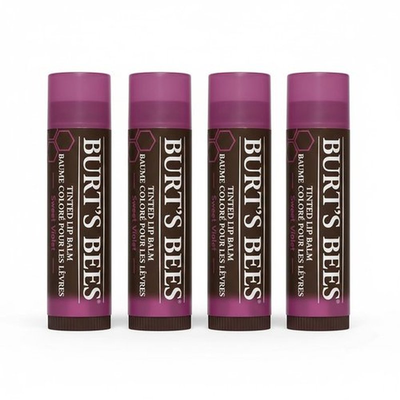 Burt's Bees Tinted Lip Balm - Sweet Violet with Shea Butter & Botanical Wax | 100% Natural Origin (4)