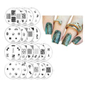Winstonia 20 pc Nail Art Stamp Stamping Image Plate Set, Manicure Pedicure - First Generation