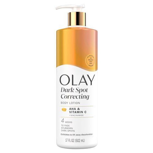 Olay Body Lotion - Tone Enhancing AHA Serum for Even Skin Tone | 24hr Hydration, 17 fl oz