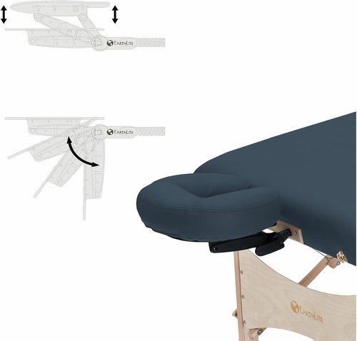 EarthLite Harmony DX Portable Massage Table Package - Includes Face Cradle & Carrying Case | 30" x 73" - Agate