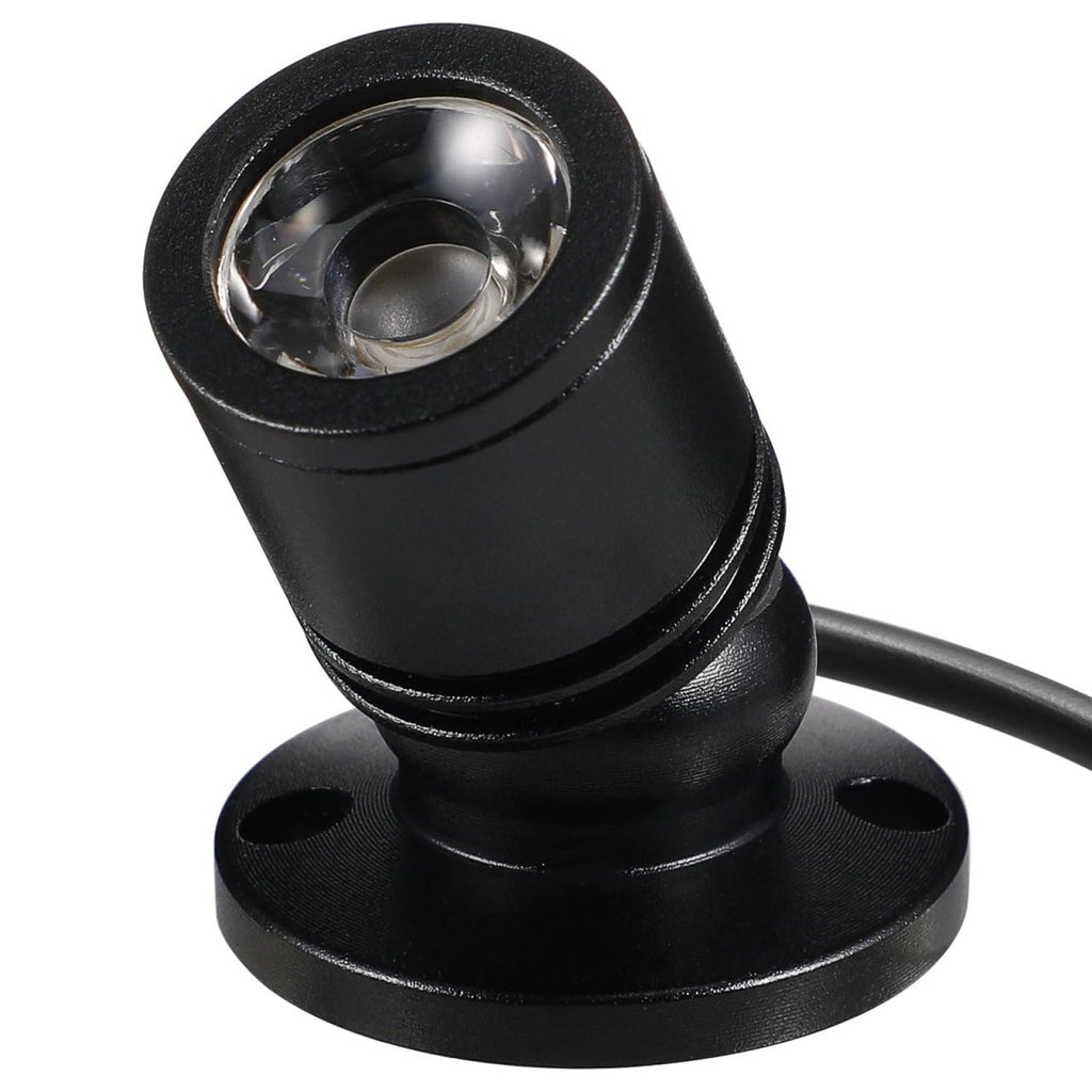 Uonlytech Small LED Spotlight Jewelry Showcase Small LED Spot Light USB- Powered Spotlight for Jewelry, White Light