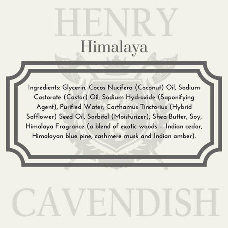 Henry Cavendish Himalaya Shaving Soap - All-Natural Shea Butter & Coconut Oil | 4 oz Puck Refill for Smooth Shave