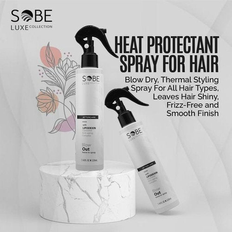 Heat Protectant Spray by [Brand Name] - 8 Fl Oz for Thermal Styling | Frizz-Free, Shiny Hair