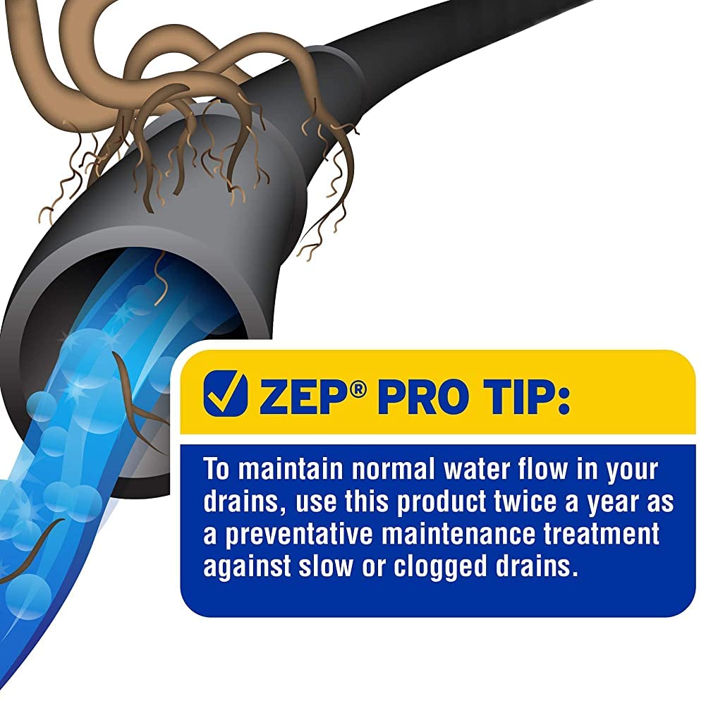 Zep Root Kill - 2 Lbs (Case of 4) ZROOT24 - Root Control in Septic Tanks and Leach Lines