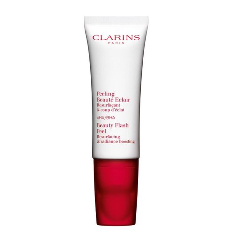 Clarins Beauty Flash Peel | 10-Minute At-Home Facial | Visibly Tightens Pores | Gently Eliminates Dead Skin Cells | Refines Skin Texture | Renews Radiance | Contains AHAs and BHAs | All Skin Types