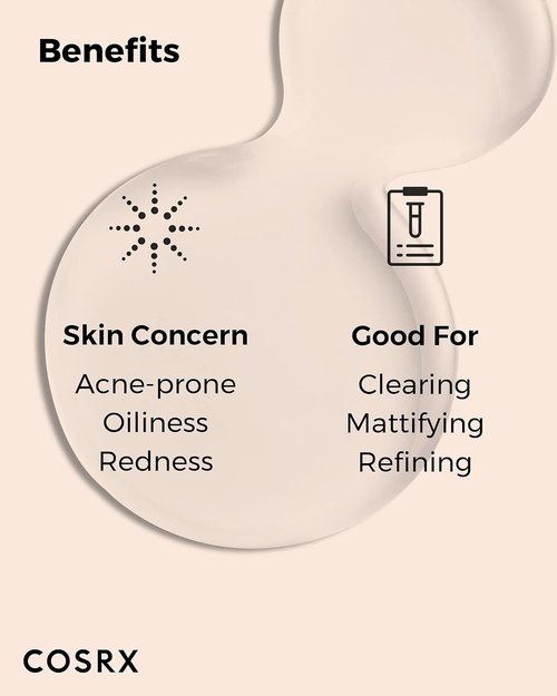 COSRX AC Collection Acne Calming Liquid - AHA/BHA Toner for Acne-Prone Skin, 4.22 fl. oz | Paraben-Free, Cruelty-Free