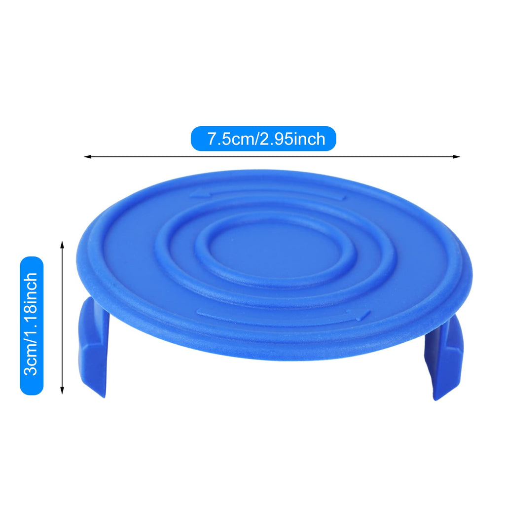 Kaberalty KST120X Spool Cap Cover Compatible with Kobalt KST 120X-06 and KST 120X 40-Volt String Trimmers (3 Pack)