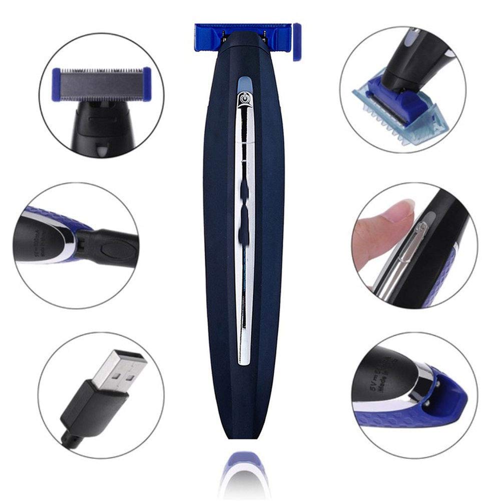 Electric Shaver Charge for SOLO Rechargeable Full Body Hair Trimmer Shaver and Groomer Replacement Charge Line 5V USB Shaver Power Cord (Charger+2 Cleaning Brushes)