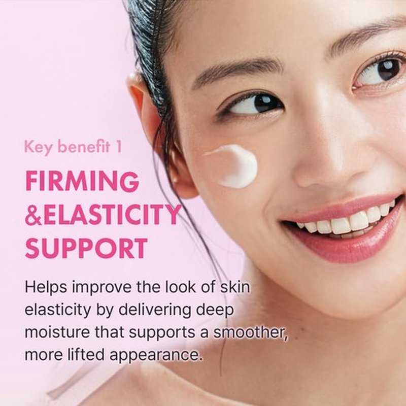 Hanskin Hyaluron Moisture Cream - Hydrating Korean Cream for Glass Skin | Lightweight Formula with Hyaluronic Acid, Niacinamide & Vitamin E | Ideal for Sensitive & Dry Skin (1.69 fl oz)