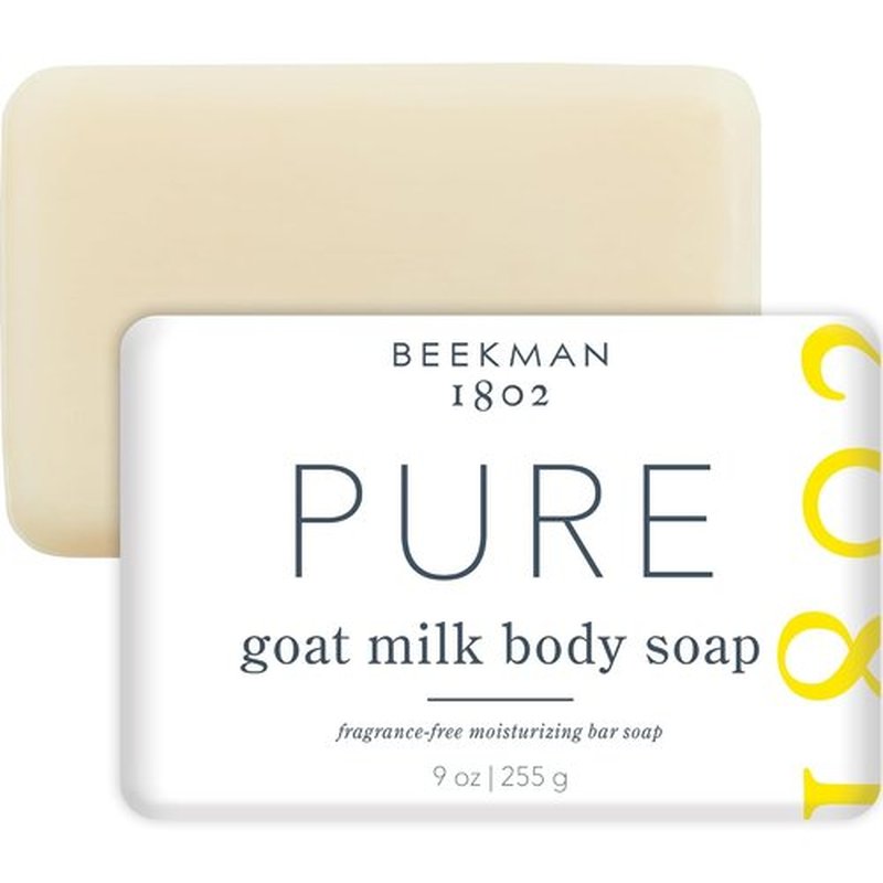 Beekman 1802 Goat Milk Bar Soap & Hand + Body Wash - Fragrance-Free Skincare Gift Set