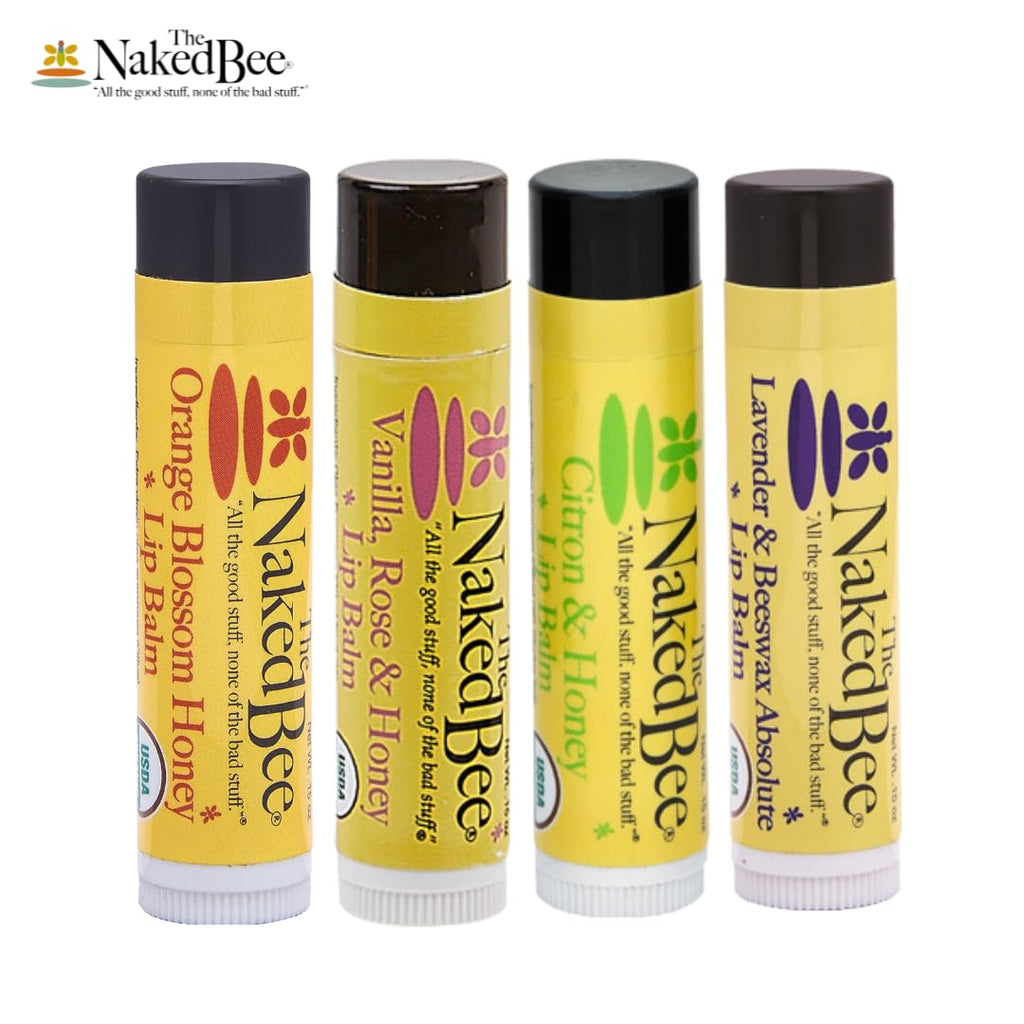 The Naked Bee Lip Balm, Orange Blossom Honey, .15 Ounce