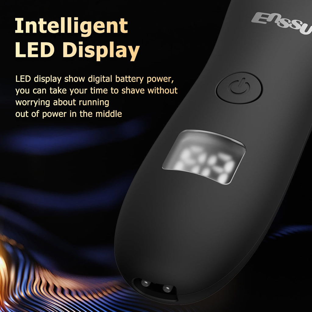 Body Hair Trimmer for Men Manscape with Light,Ball Trimmer Men LED Display
