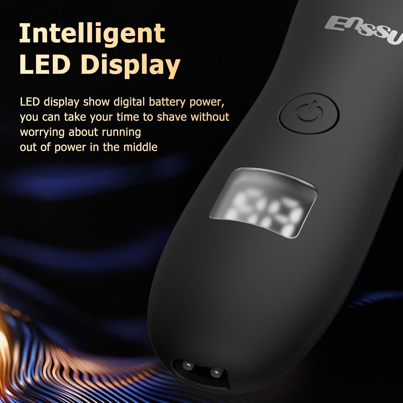 Body Hair Trimmer for Men Manscape with Light,Ball Trimmer Men LED Display