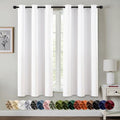MIULEE Room Darkening Curtains - Thermal Insulated Grommet Top Drapes for Light Blocking | 40 x 45 Inches, 2 Panels