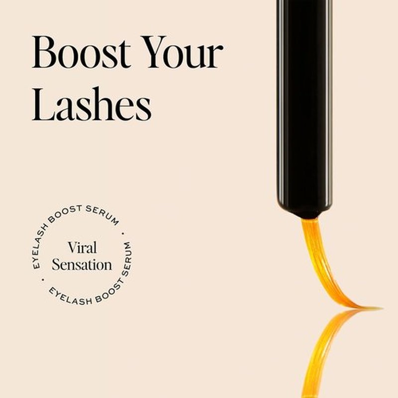 DIME Beauty Eyelash Boost Serum - Enhance Growth for Healthier, Longer, Thicker Lashes | 0.20 oz / 6 ml