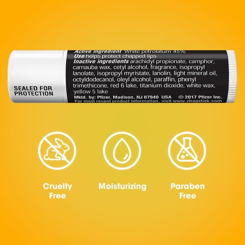 ChapStick Bulk Lip Balm, Classic Original 12-Count – Lip Moisturizer for Dry Lips, 0.15 Oz Ea