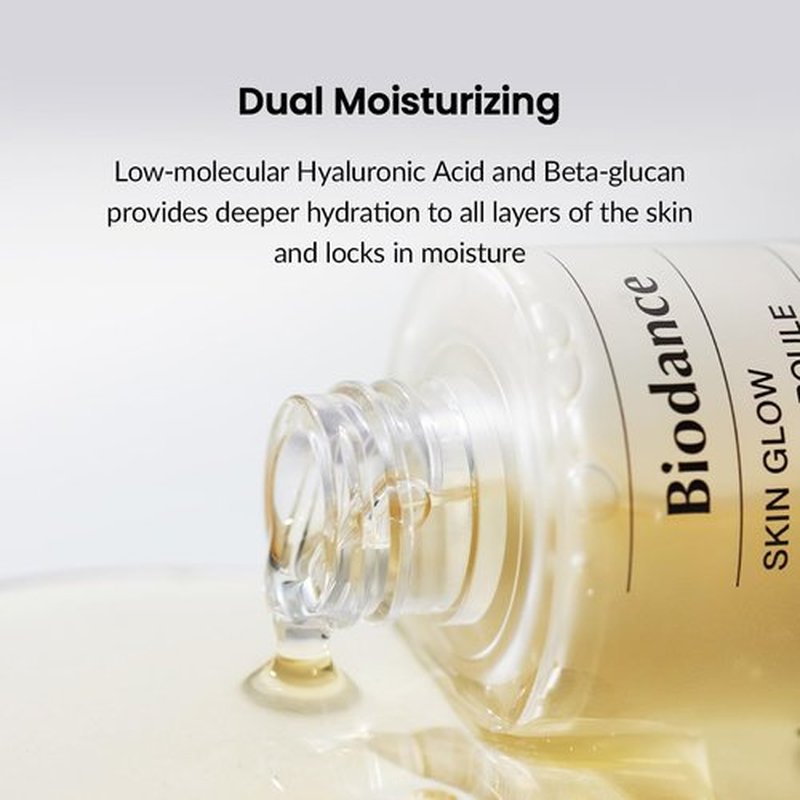Biodance Skin Glow Vital Ampoule, Total Care Serum, Brightening, Anti-Aging, Probiotic Complex Ampoule | 1.69 fl. oz x 1 ea