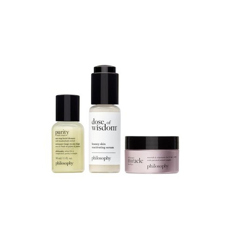 Philosophy Purity Made Simple Facial Cleanser - Gently Cleanses & Melts Away Makeup | Paraben-Free 8 oz
