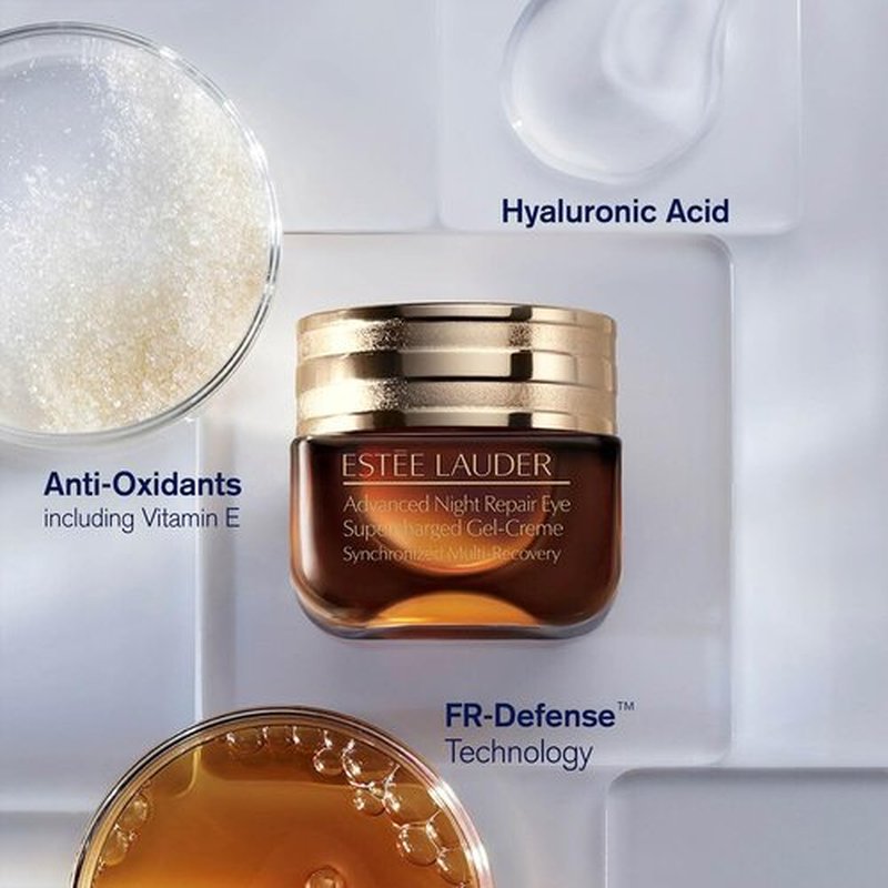 Estée Lauder Advanced Night Repair Eye Gel-Cream - Supercharged Formula for Dark Circles | 0.5 Fl Oz (Pack of 2)
