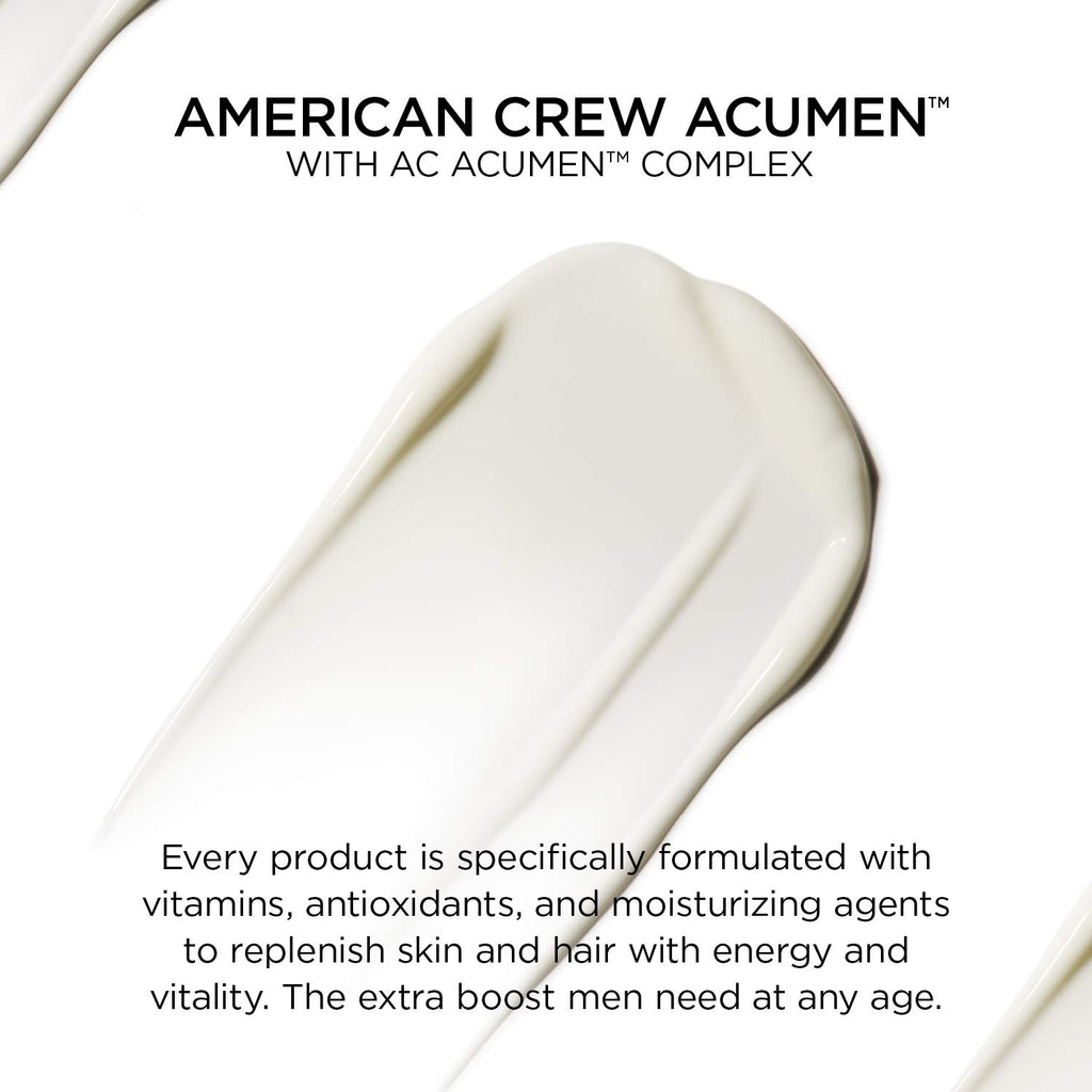 American Crew Men's Exfoliating Face Cleanser, Daily Clay Cleanser, 5.1 Fl Oz