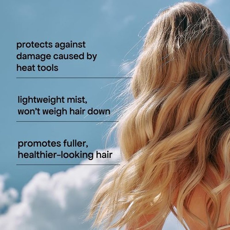 BONDIBOOST Heat Protectant Spray - Lightweight Mist for Hair Styling | 4.23 fl oz, Sulfate & Paraben Free