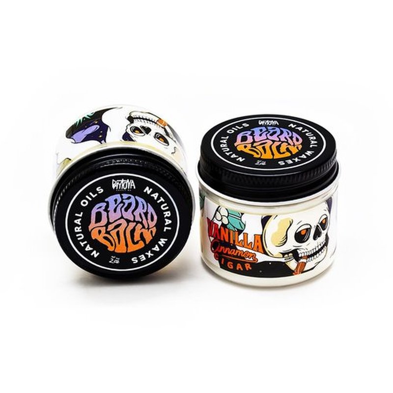 Skiennix Beard Balm - Vanilla Cinnamon Cigar Scent for Soft, Manageable Facial Hair