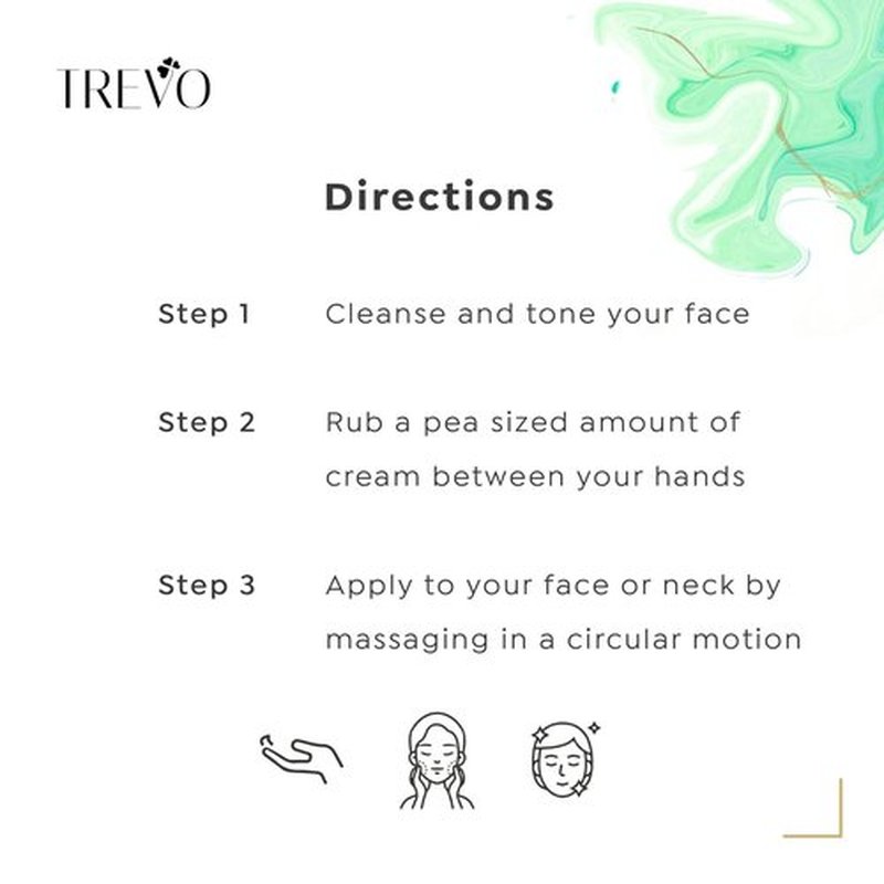 Trevo Peptide Hydrating Night Cream | Advanced Anti-Aging Face Moisturizer with Retinol & Vitamin B3 - 50g/1.8oz