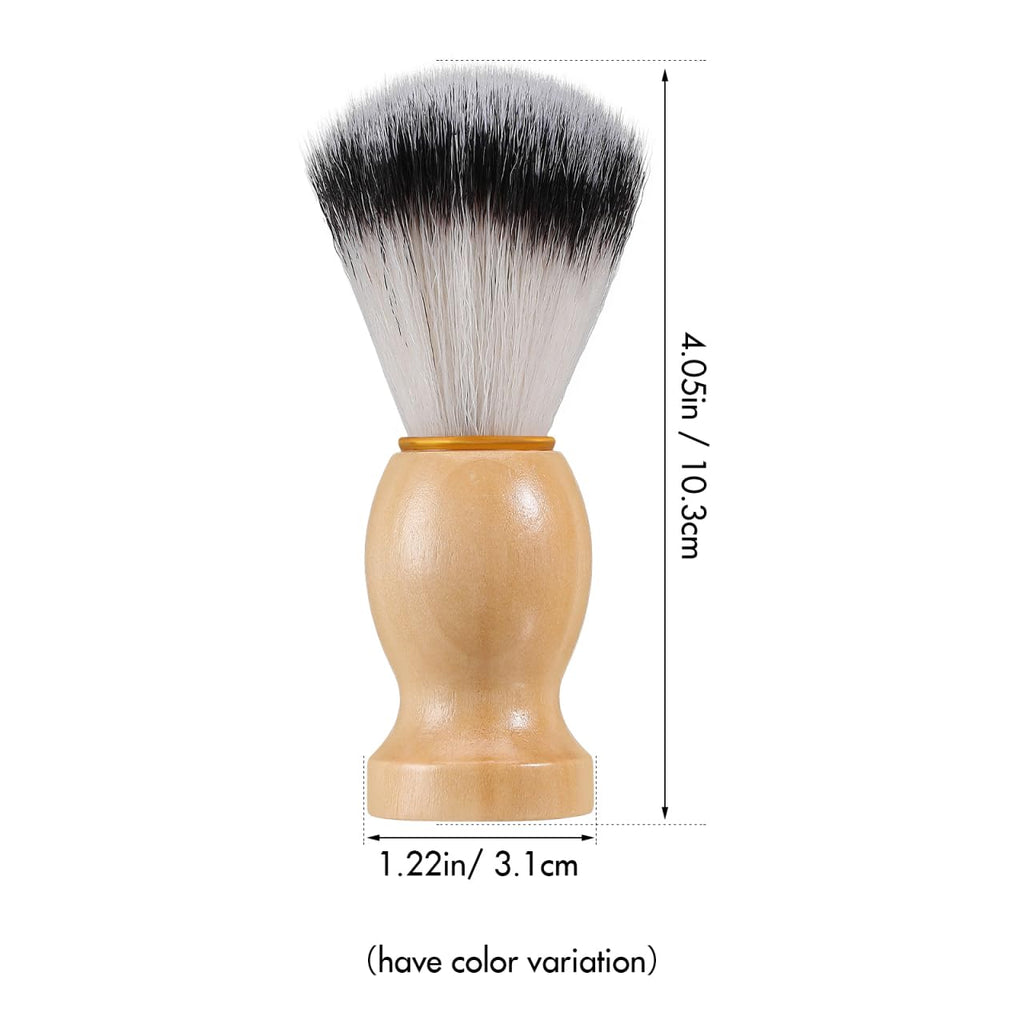 ABOOFAN 2 Pack Men S Shaving Brushes with Soft Synthetic Bristles and Bamboo Handles Wet Shave Tool for Beard Cleaning and Lathering Ideal for Salon Use and Gift Giving