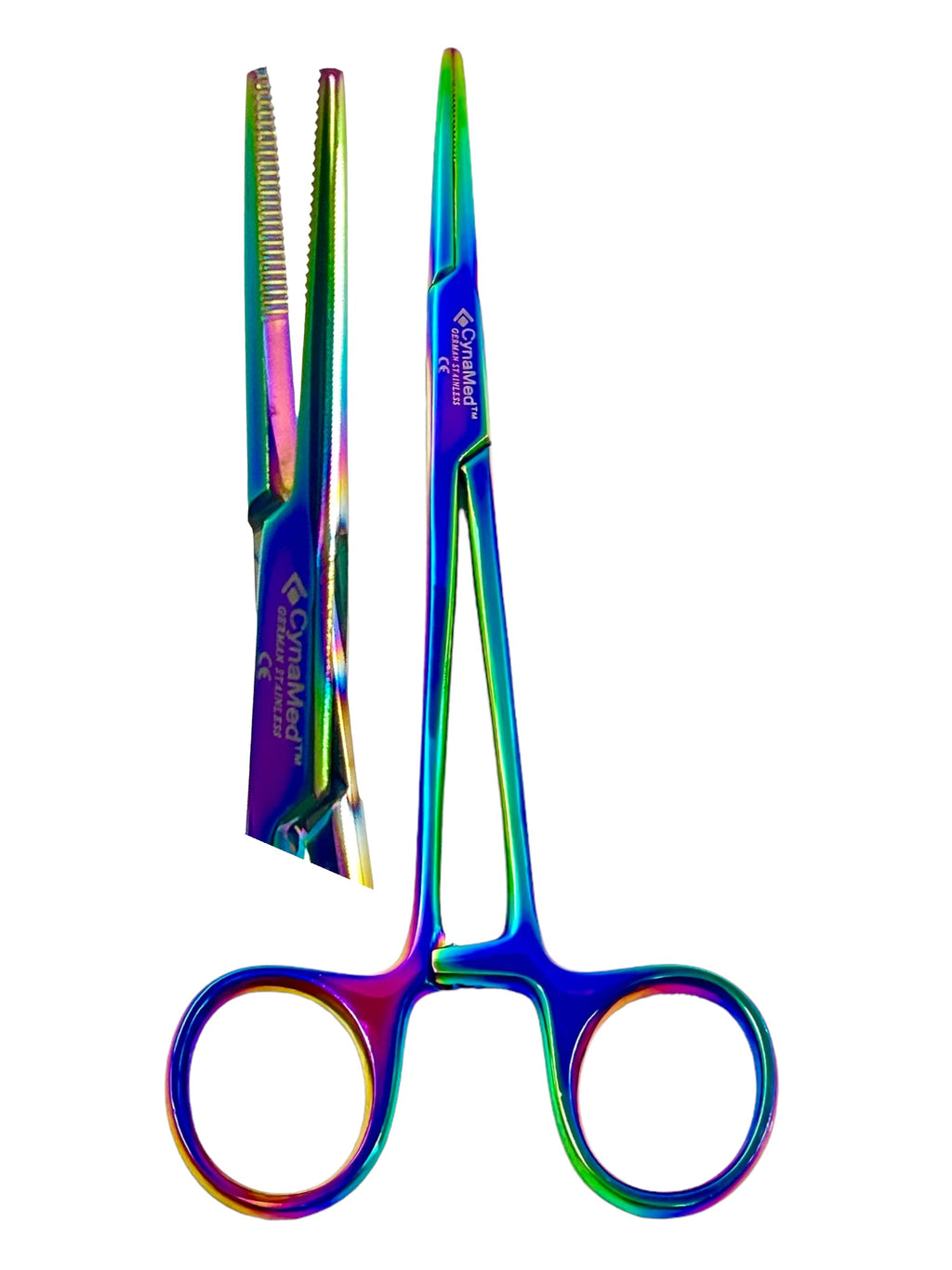 PREMIUM Ultimate Hemostat Forcep 1 Piece Ideal for Hobby Tools, Electronics, Fishing! Multi Rainbow Color
