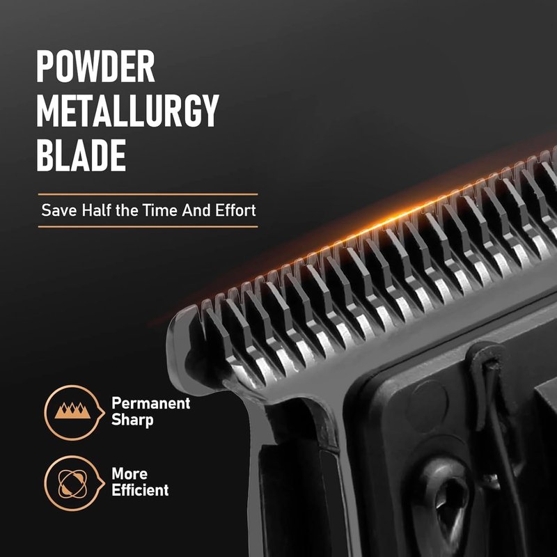 BaByliss PRO FX707Z Replacement Trimmer Blades - DLC 2.0 for FX787 & FX726 | Black - 1PC