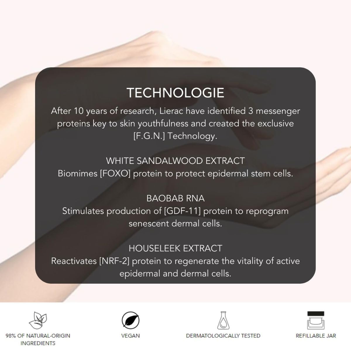 Lierac The Voluptuous Face Cream - Wrinkle-Minimizing Face Moisturizer Cream for Woman - 50ml (Eco-Refill)
