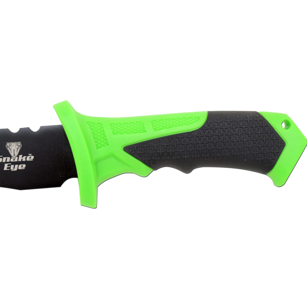 Snake Eye Tactical Compact Tomahawk Full Tang | Camping Axe | Outdoors | Gaming (Black & Green)