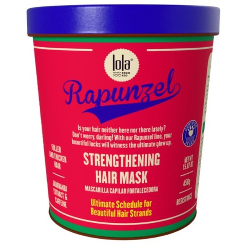 Lola From Rio - Rapunzel Strengthening Hair Mask | Restores Shine for All Hair Types, 15.87 Fl Oz