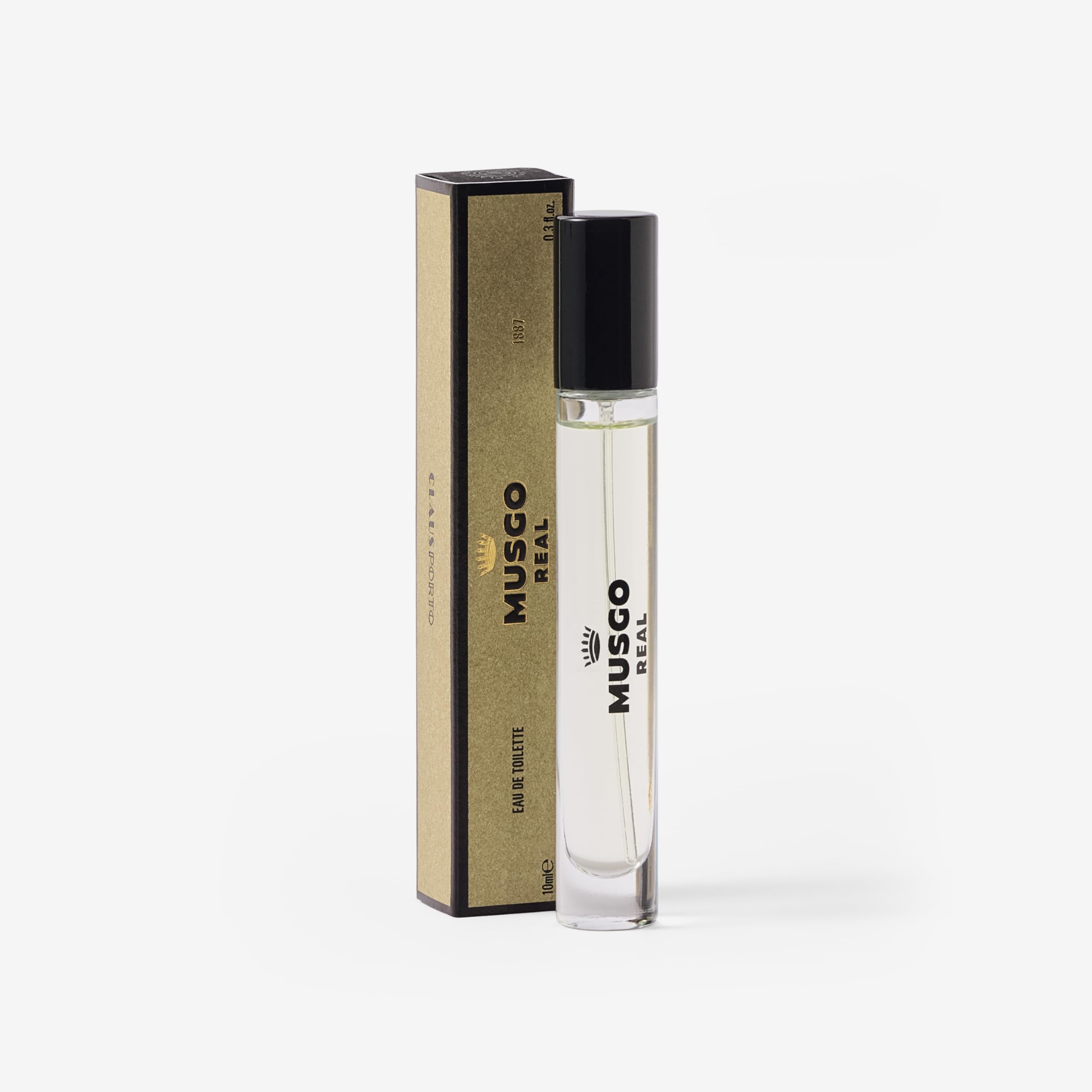Claus Porto - Musgo Real 1887 Eau de Toilette | Timeless, Elegant, Edgy Scent | Geranium, Ambergris, Grapefruit, Lemon (10mL | 0.34 fl oz)