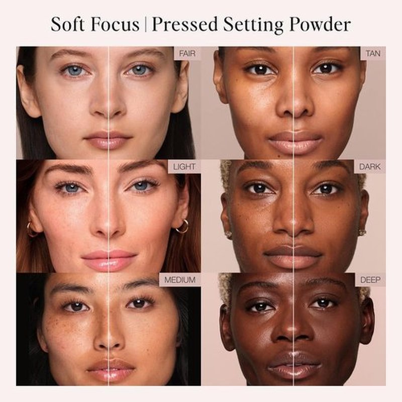 Jouer Soft Focus Hydrate & Setting Powder - Matte Finish Blurring Powder for Fine Lines - Translucent