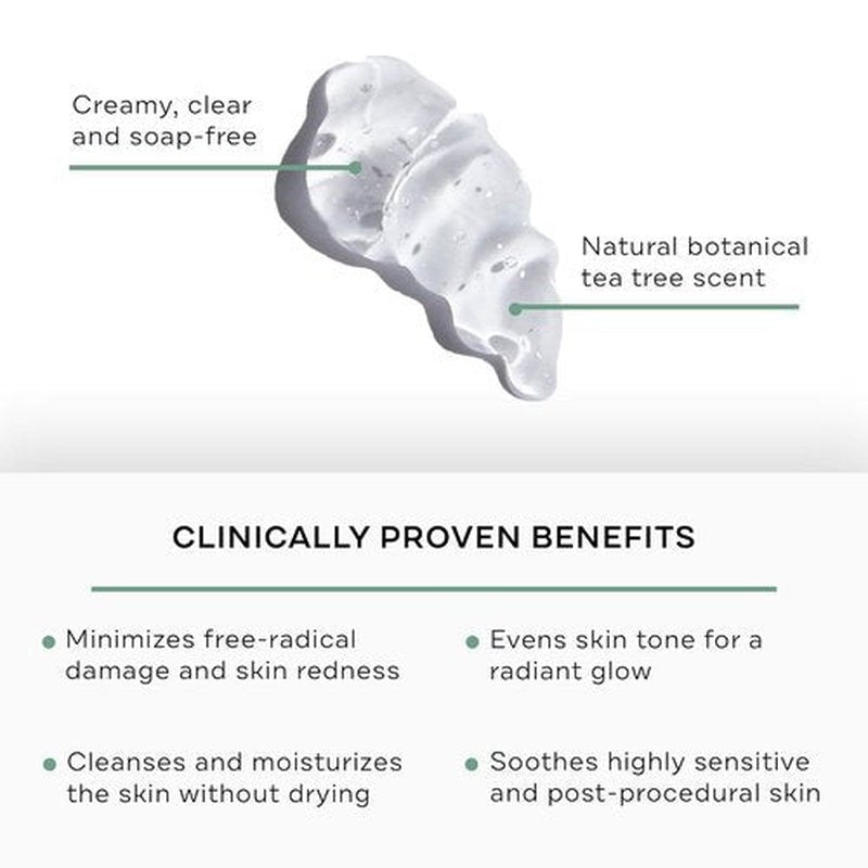 Replenix Green Tea Facial Cleanser - Gentle Soothing Face Wash for Sensitive Skin | 6.7 fl. oz