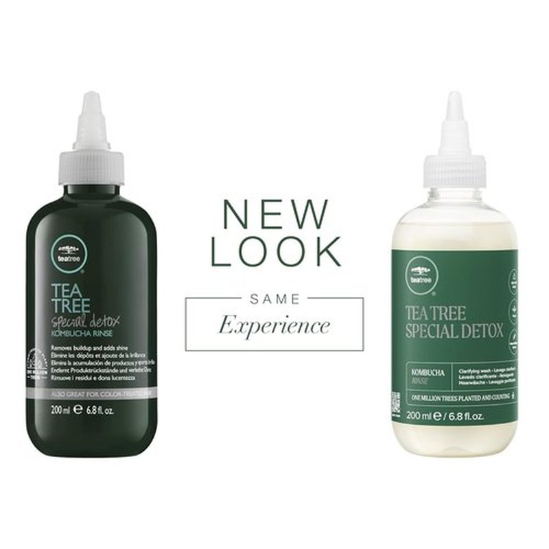 Tea Tree Special Detox Kombucha Rinse - Removes Buildup & Adds Shine for All Hair Types