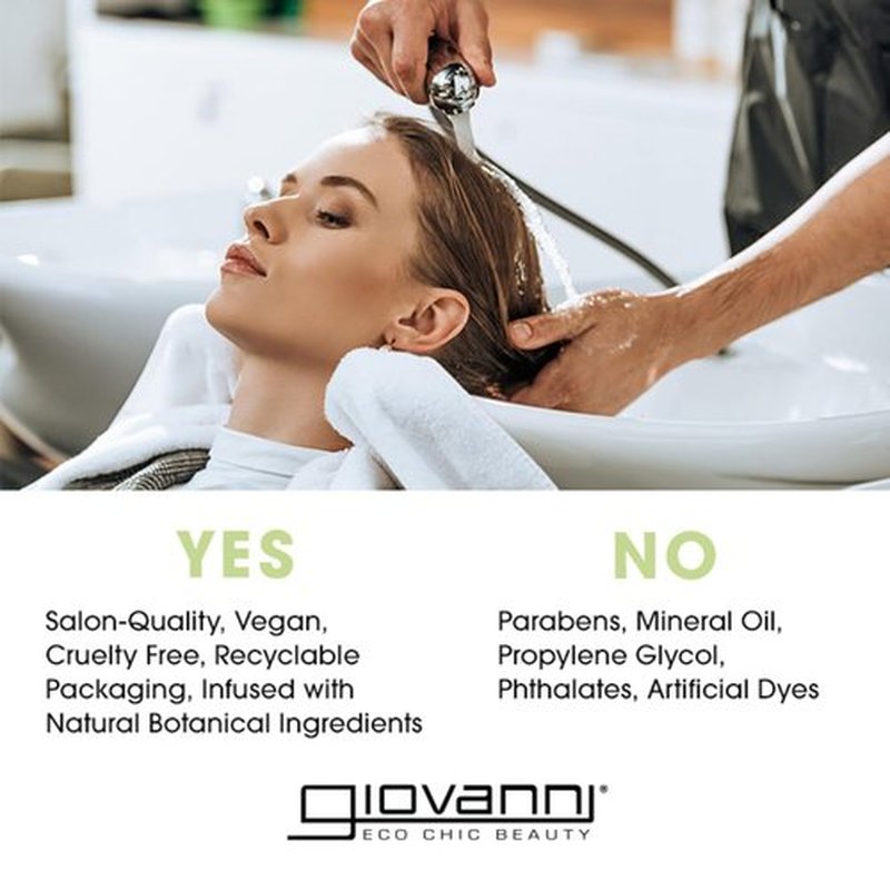 GIOVANNI Smoothing Castor Oil - 100% Pure, All Hair Types, Naturally Nourish Skin, Moisturize Hair & Scalp, Reduces Frizz & Helps Rebond Split Ends - 8.5 oz
