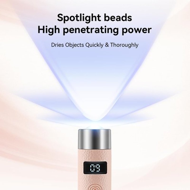 JODSONE Magnetic Bracket U V LED Nail Lamp Cordless Rechargeable Gel Polish Dryer Portable with Smart Sensor 2 Timers LCD Screen for Home DIY & Salon