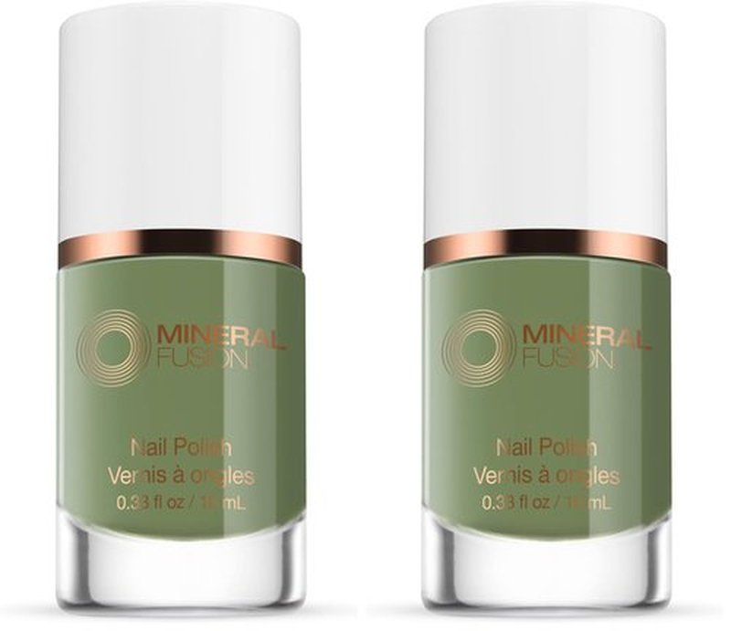 Mineral Fusion Nail Polish Matte Green, Olive You Olive You 0.33 Fl Oz (Pack of 2)