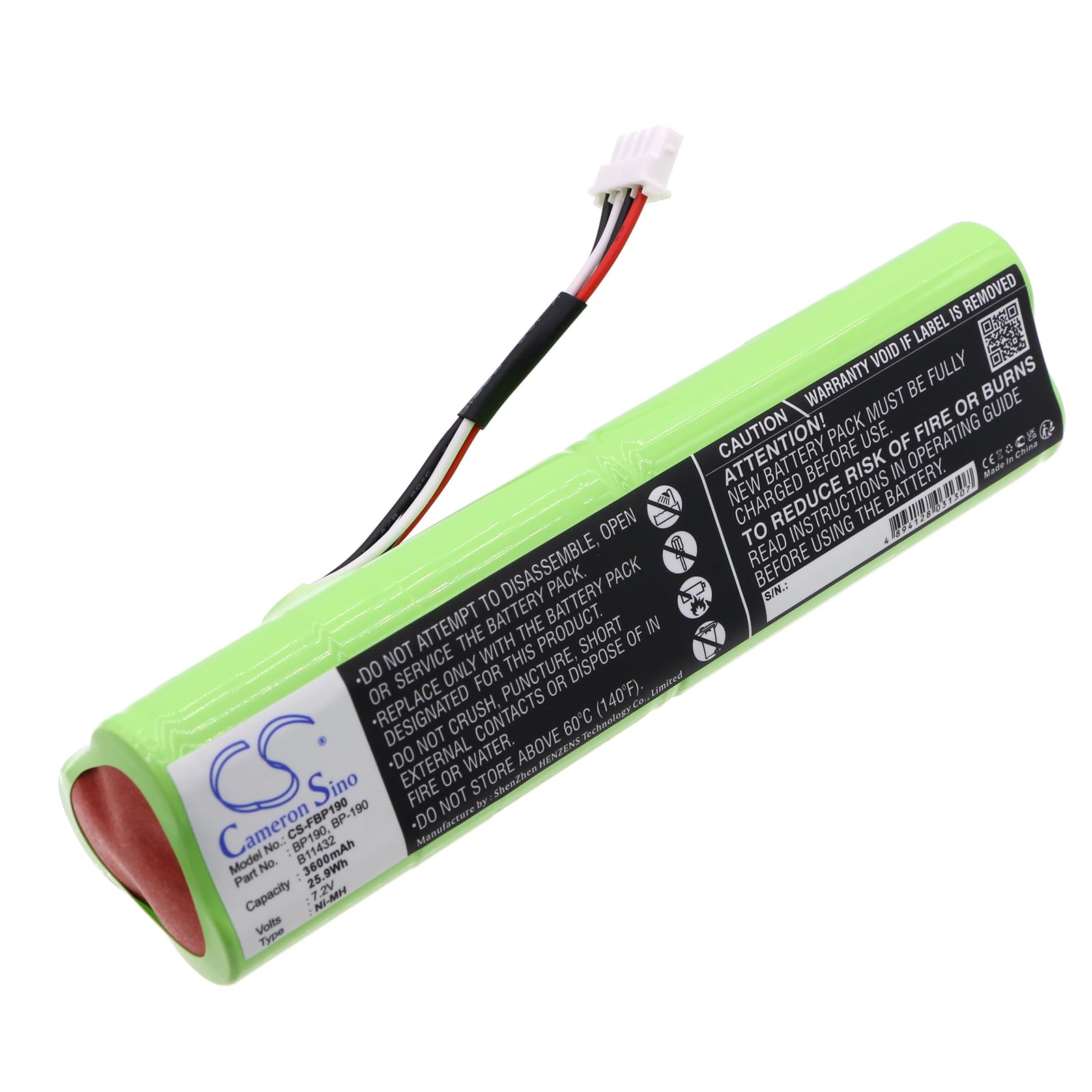 Battery for Fluke Scopemeter 192, 192B, 196, 196B, 196C, 199, 199B, 199C, Analyzers 433, 434, 435