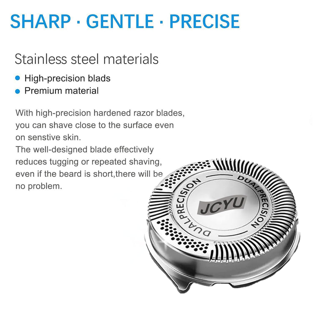 HQ8 Replacement Shaver Heads Compatible with Philips Norelco Aquatec, HQ8 Replacement Blades for Philips Electric Shaver PT720 AT880 At830 AT810