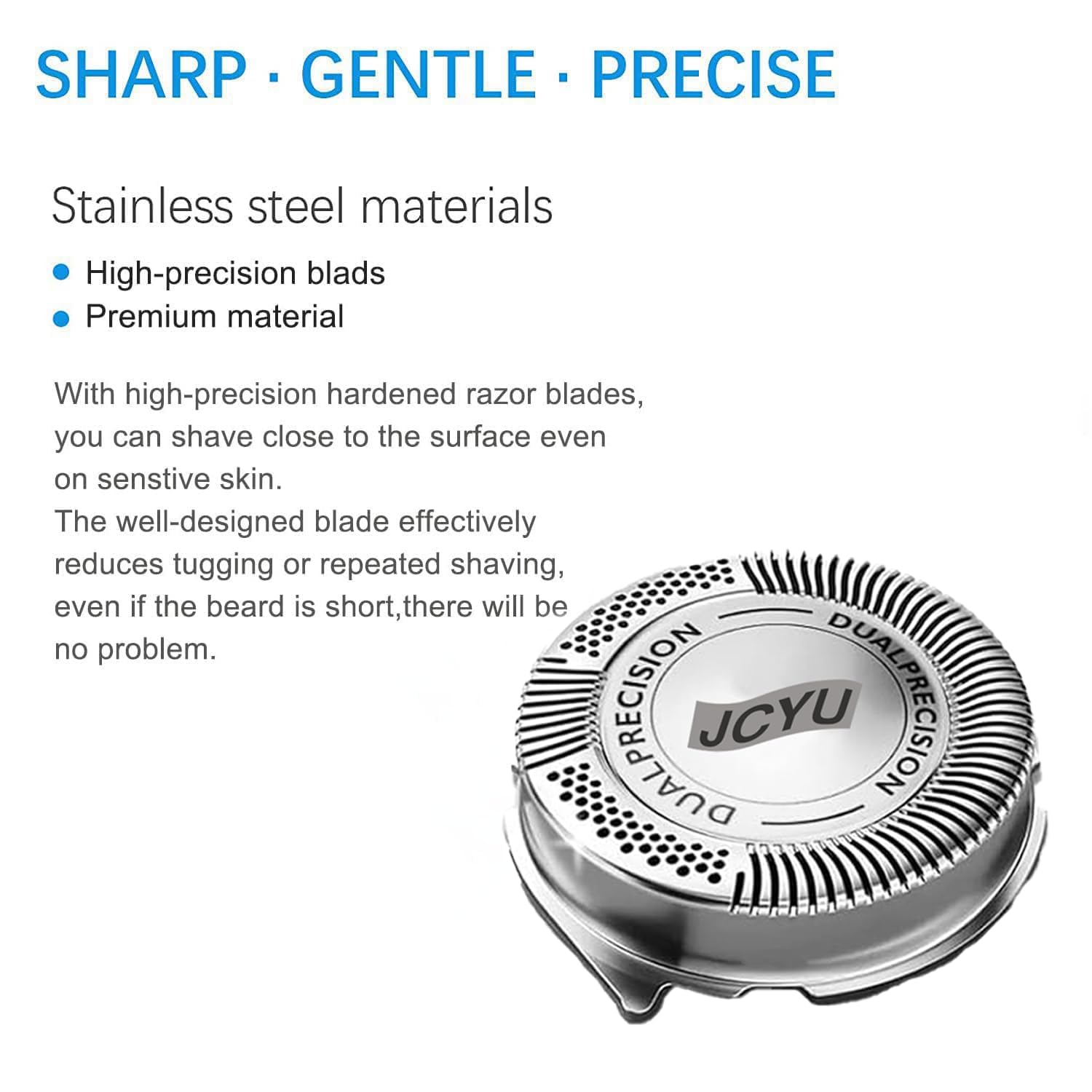 HQ8 Replacement Shaver Heads Compatible with Philips Norelco Aquatec, HQ8 Replacement Blades for Philips Electric Shaver PT720 AT880 At830 AT810