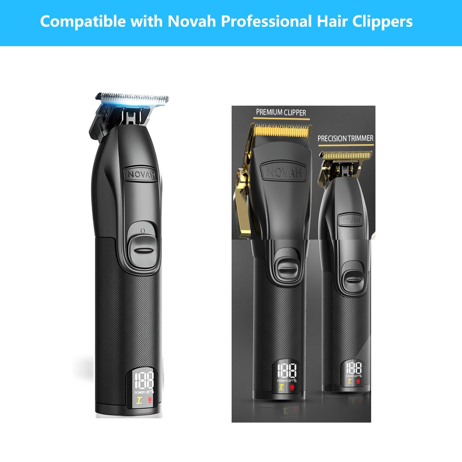 Replacement Novah Clippers Charger USB Charging Cord Compatible with Novah Hair Clipper HCL-001 HCL-002 Charger Power Cable