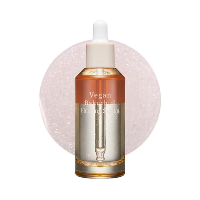TINAZANA Vegan Bakuchiol Firming Serum, Dual-Layer Hydrating Bakuchiol, Sweet Almond Oil & Panthenol, Radiance & Sensitive Skin Care, 1.7 fl.oz
